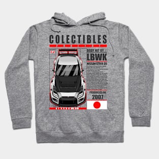 JDM LBWK  NISSAN GTR R-35 WHITE Hoodie